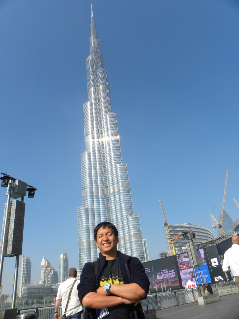 me and Burj Khalifa